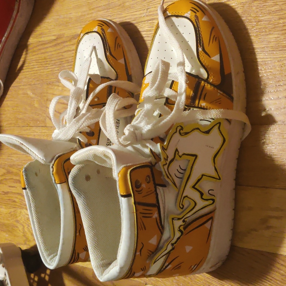 Demon Slayer Blade Kamado Tanjirou Kimestu No Yaiba High Top Shoes Size 38 US 6